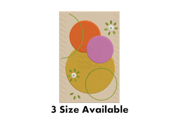 Abstract Circle Floral Embroidery Review