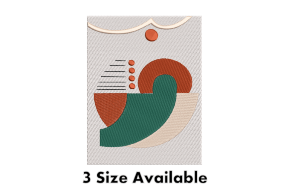Artistic Abstract Shape Embroidery Review