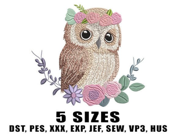 Boho Owl Nursery Embroidery Design Review