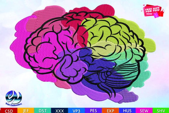 Brain Embroidery Design Review for Craft Fair Success