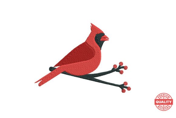 Cardinal North Carolina Bird Embroidery Review