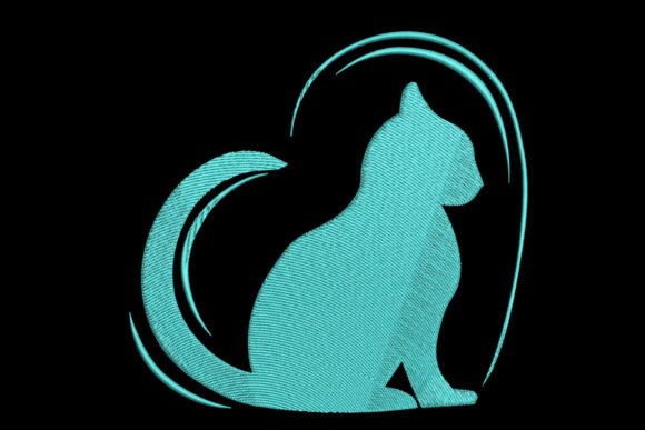 Cat in Heart Embroidery Review