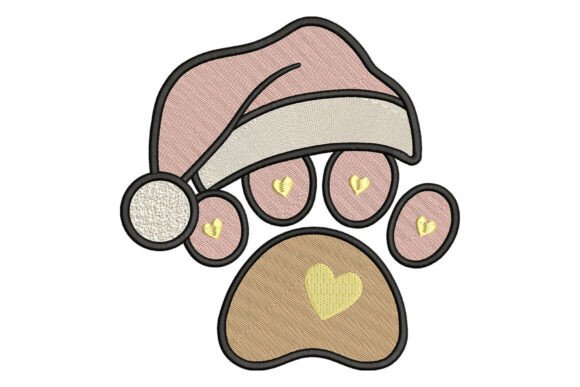 Christmas Paw Print Embroidery Review
