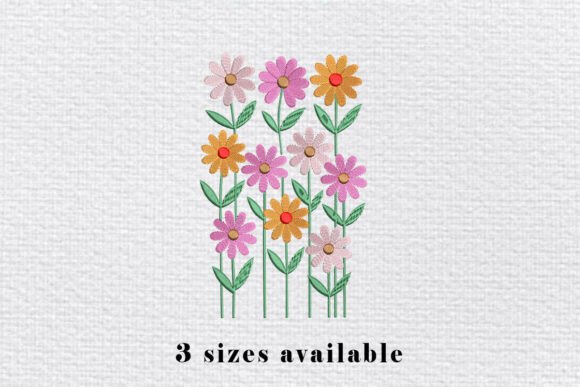 Colorful Daisy Floral Embroidery Review