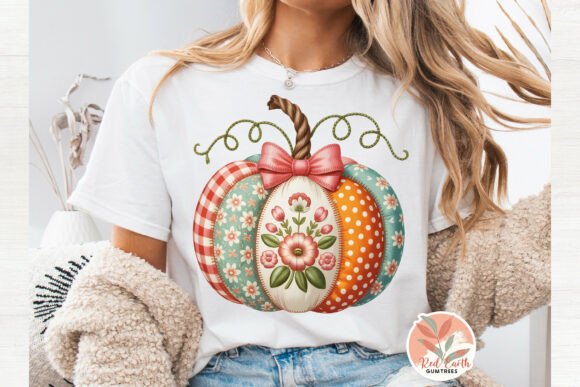 Faux Floral Embroidery Pumpkin Quilt Png Review