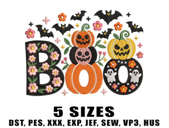 Funny Boo Pumpkin Embroidery Design Review