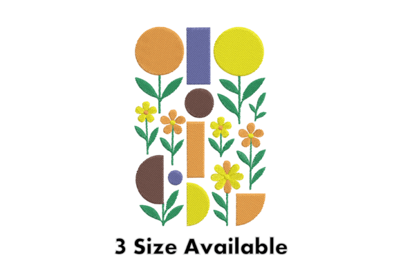 Geometric Floral Embroidery Design Review