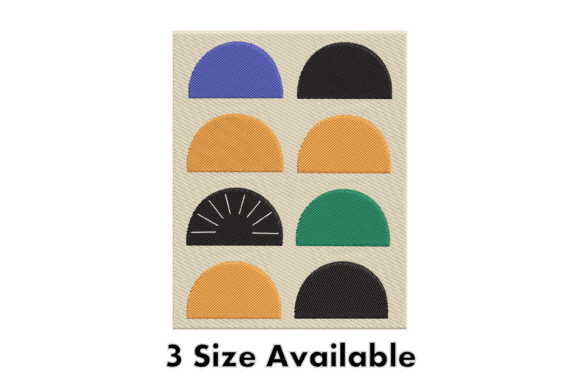 Half Circle Modern Embroidery Design Review