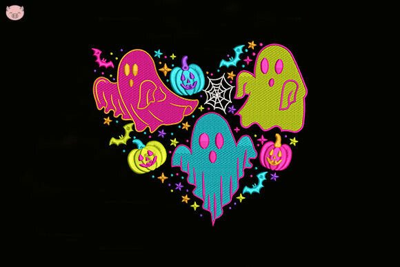 Halloween Ghost Heart Embroidery Review