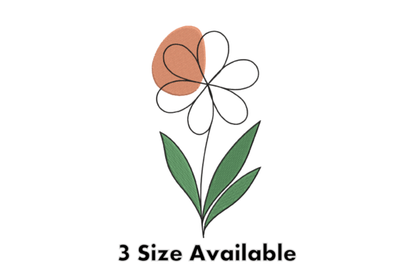 Minimal Daisy Embroidery Design File Review