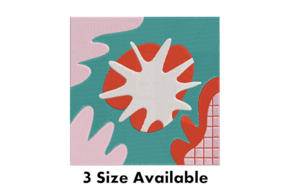Modern Abstract Splash Embroidery File Review