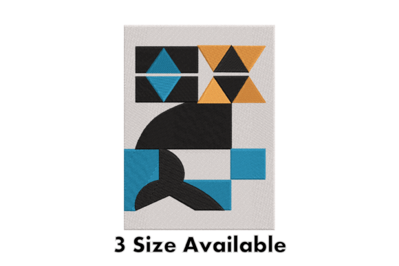 Modern Geometric Embroidery Pattern Review