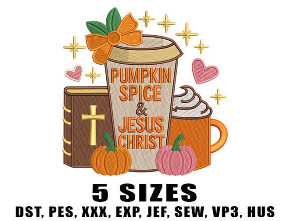Pumpkin Spice and Jesus Christ Embroidery Review