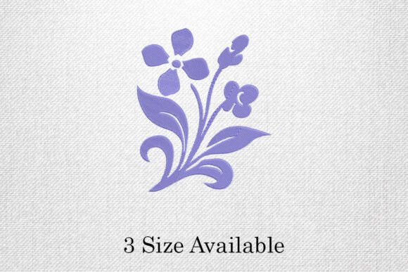 Purple Swirl Floral Embroidery File Review