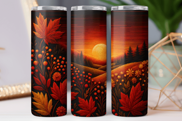 Reviewing Embroidery Floral Tumbler Wrap Photo Art