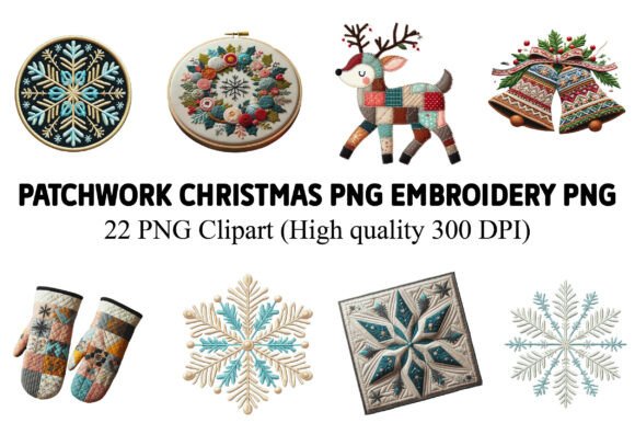 Reviewing Patchwork Christmas Png Embroidery Png