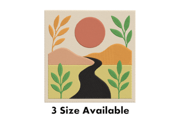 Sunset Nature Path Embroidery Design Review